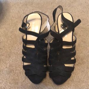 Enzo Angiolini Black Suede Heel - Women’s 8.5